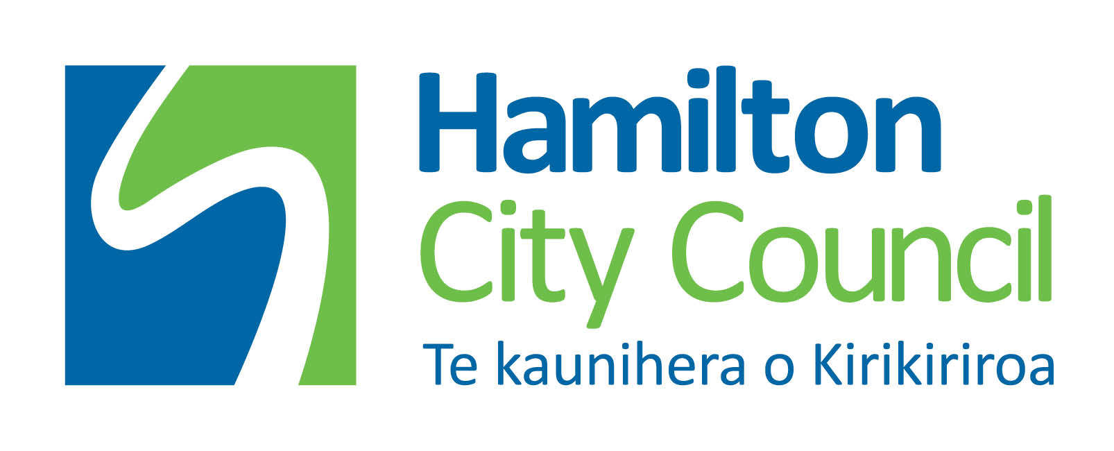 Logo for Hamilton City Council Te kaunihera o Kirikiriroa